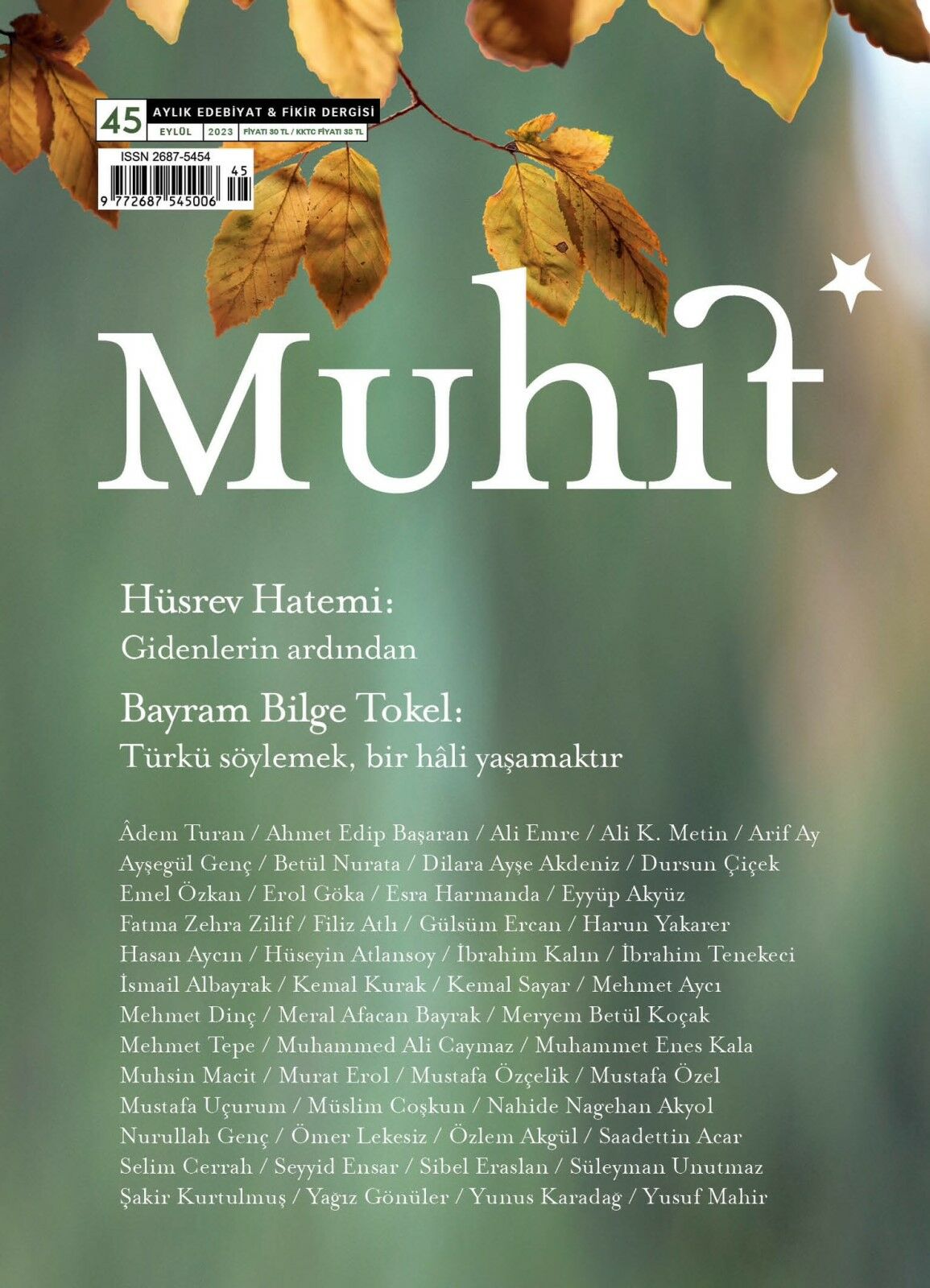 Muhit 45.Sayı Eylül 2023