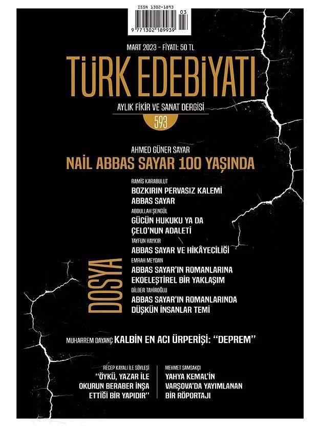 Türk Edebiyatı 593.Sayı Mart 2023