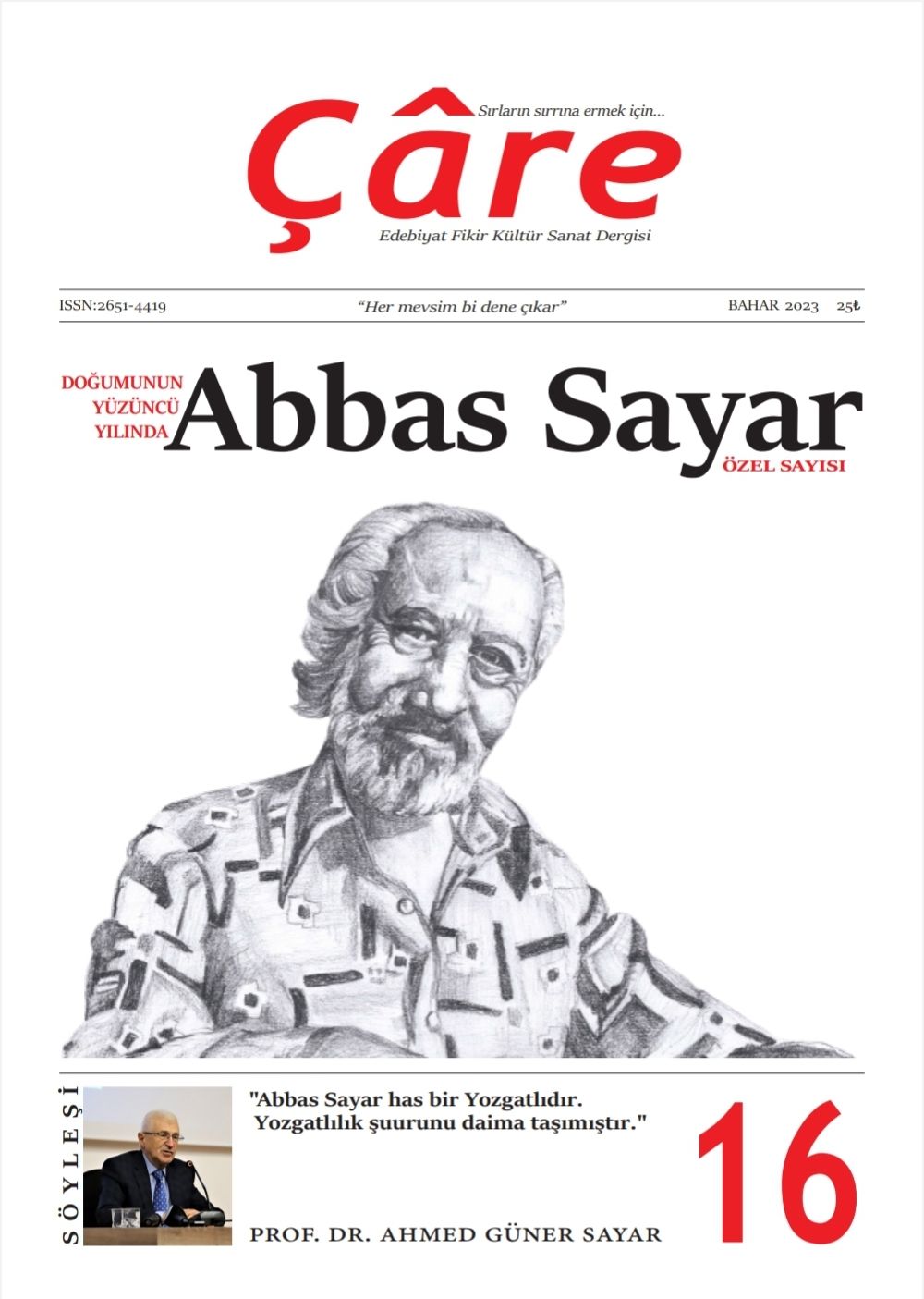 Çâre 16.Sayı Bahar 2023