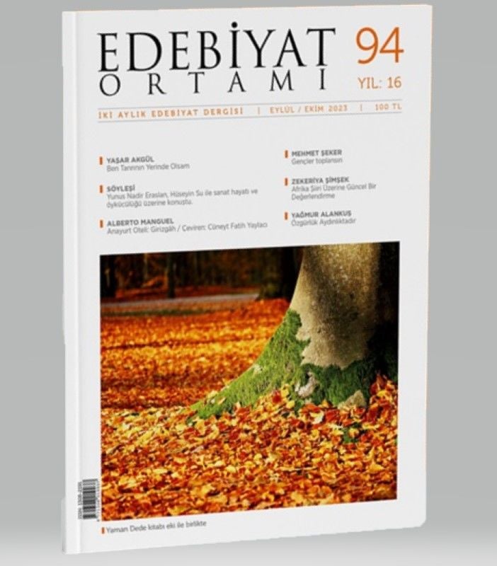 Edebiyat Ortamı 94.Sayı Eylül-Ekim 2023 - Kitap Hediyeli