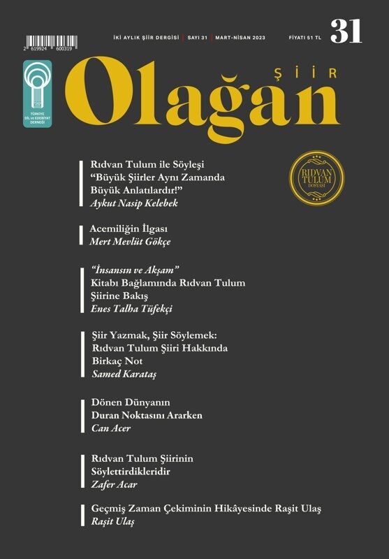 Olağan Şiir 31.Sayı Mart-Nisan 2023