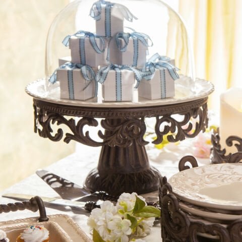 Acanthus Cake Pedestal
