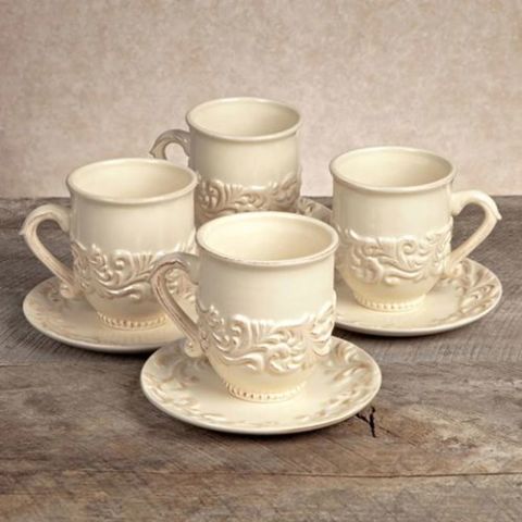 Acanthus Cup & Saucer