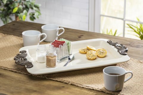 Acanthus Tray w/ Metal