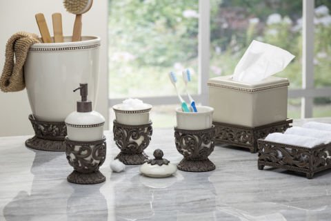 Acanthus Waste Basket
