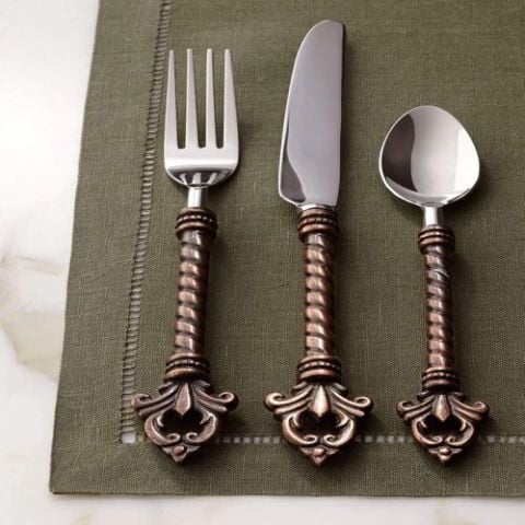 Fleur Stainless Steel Flatware