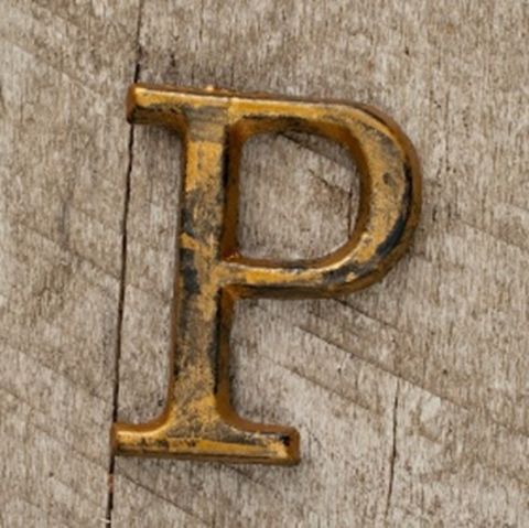 Metal, Letter-P