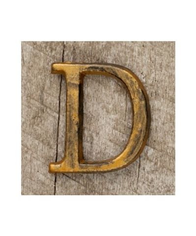 Metal, Letter-D