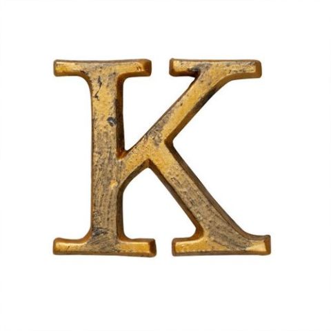 Metal, Letter-K