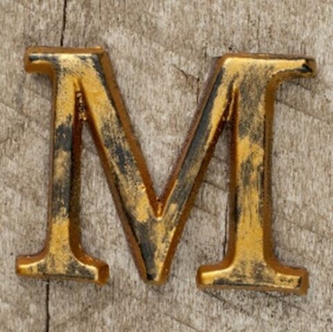 Metal, Letter-M
