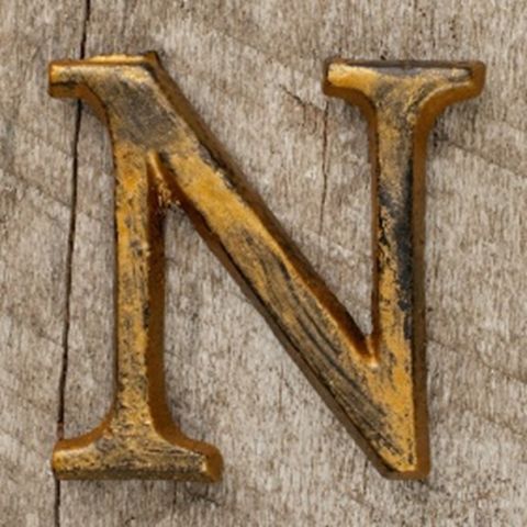 Metal, Letter-N