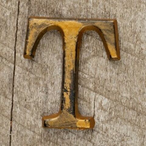 Metal, Letter-T