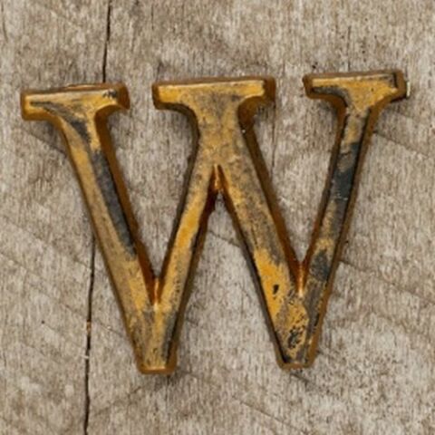 Metal, Letter-W