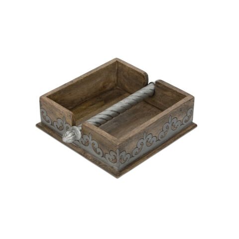 Wood/Metal Napkin Holder