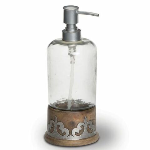 Wood and Metal Soap Dispenser