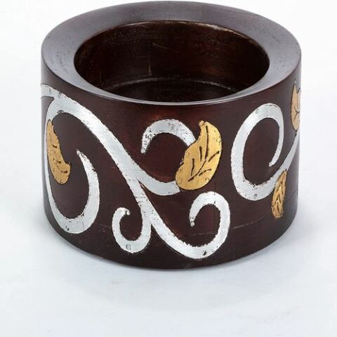 Wood/Inlay Candleholdr