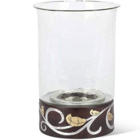 Wood/Inlay Candlhldr
