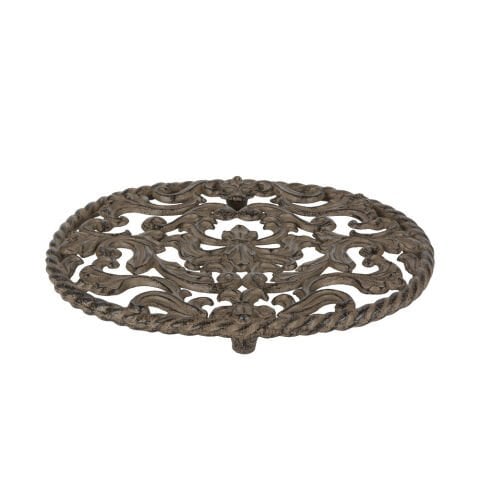 Acanthus Metal Trivet - Oval