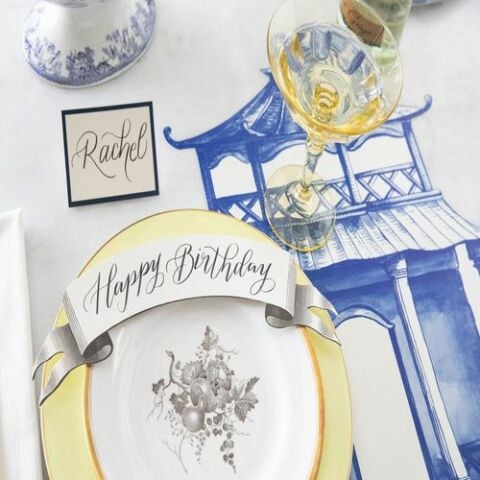 Die Cut Pagoda Placemat - 12 Sheets