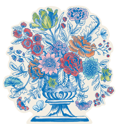 Die Cut Jardiniere Placemat - 12 Sheets