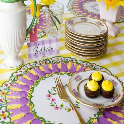 Die Cut PEEPS® China Placemat - 12 sheets