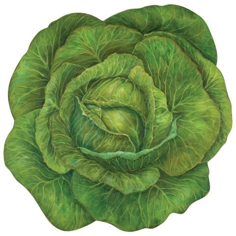 Die-cut Cabbage Placemat - Pack of 12 sheets