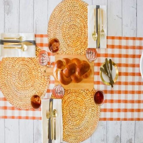 Die-cut Braided Jute Placemat - Set of 12