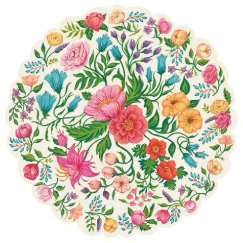 Die Cut Sweet Garden Posey Placemat - 12 sheets