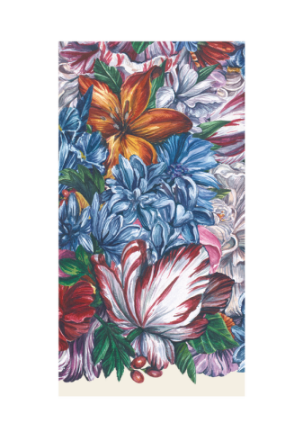 Dutch Floral Guest Napkin - pack of 16