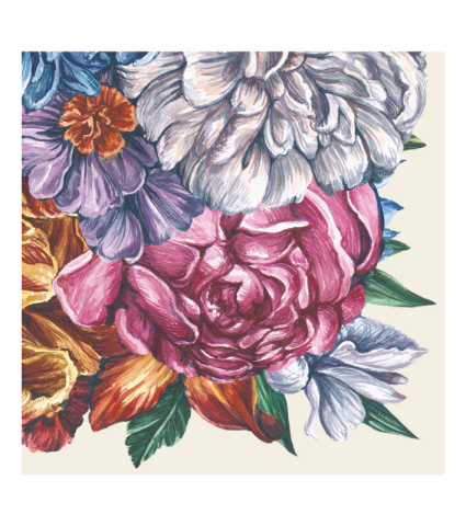 Dutch Floral Cocktail Napkin - pack of 20
