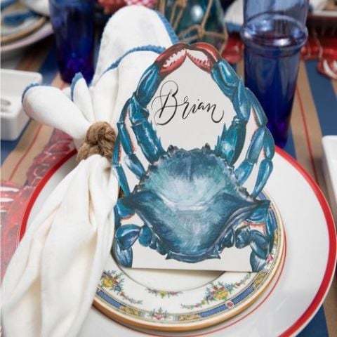 Crab Place Card - pack of 12