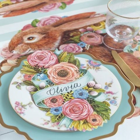 Spring Floral Table Accent - Pack of 12