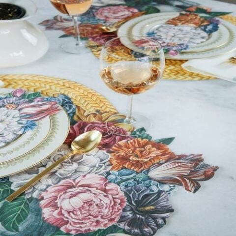 Dutch Floral Table Accent - set of 12
