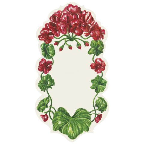 Geranium Table Accent - set of 12