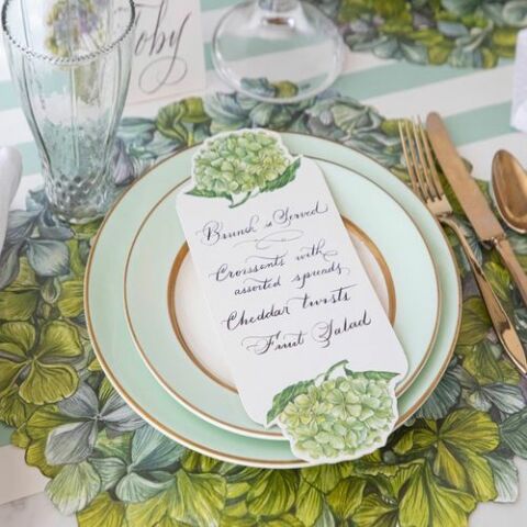 Hydrangea Table Card