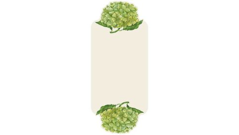 Hydrangea Table Card