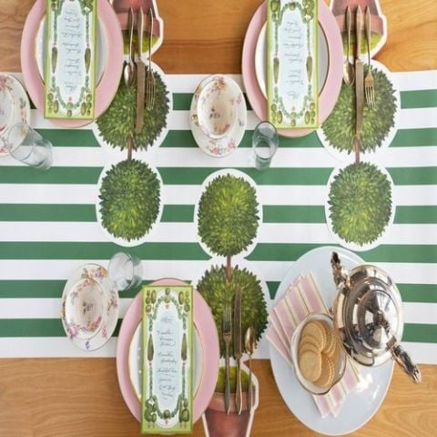 Topiary Garden Table Card