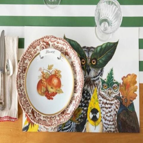 Fall Masquerade Placemat - Pad of 24 Sheets