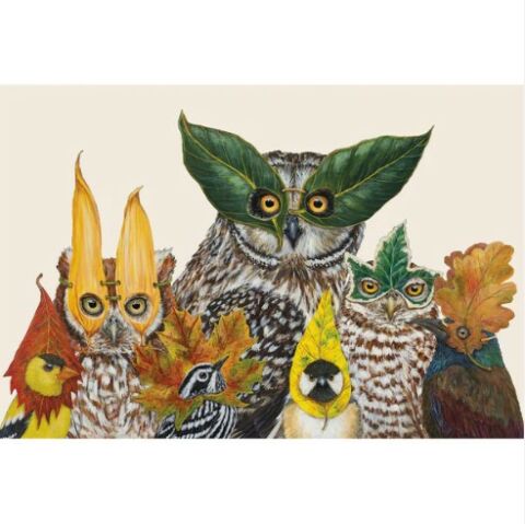 Fall Masquerade Placemat - Pad of 24 Sheets