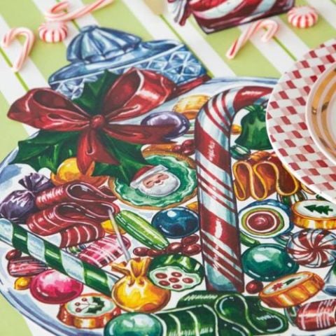 Die-cut Candy Jar Placemat - 12 Sheets