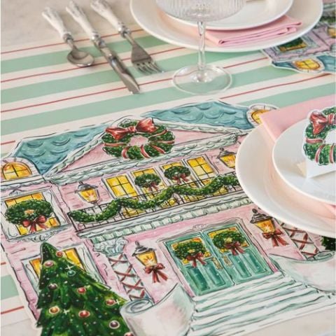 Die-cut Holiday Home Placemat - 12 Sheets