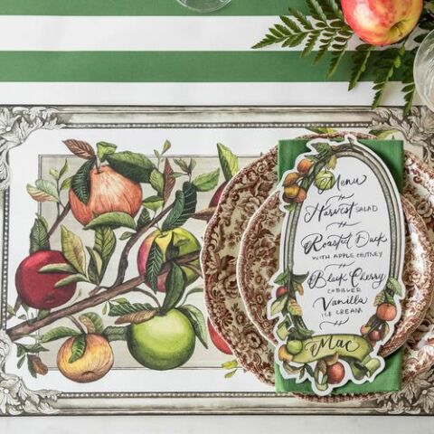 Heirloom Apples Placemat - Pad of 24