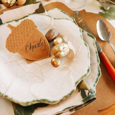Acorn Place Card - Pack of 12