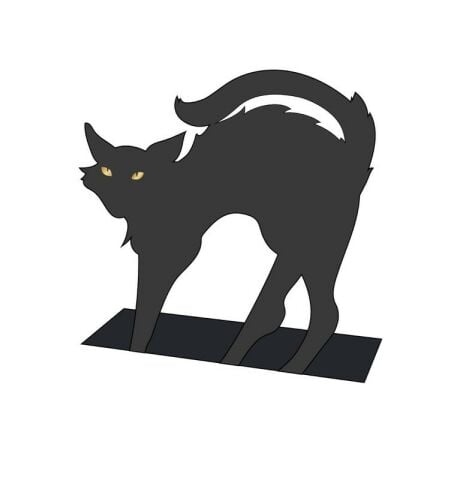 Black Cat Place Card - Pack of 12