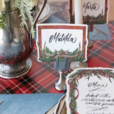 Antler Frame Place Card - Pack of 12