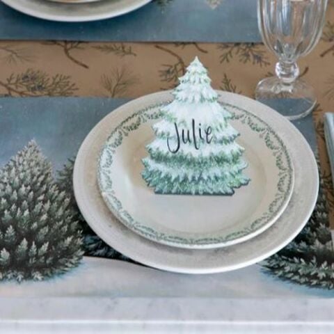 Evergreen Place Card - Pack of 12