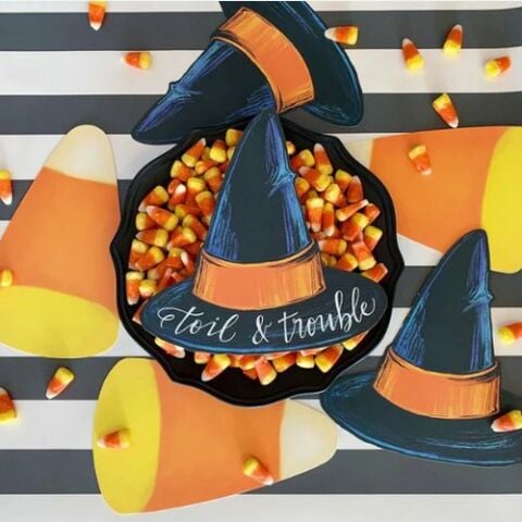 Witch Hat Table Accent - Pack of 12