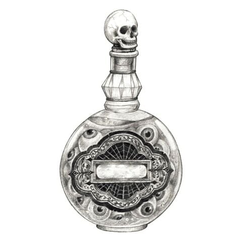 Poison Bottle Table Accent - Pack of 12