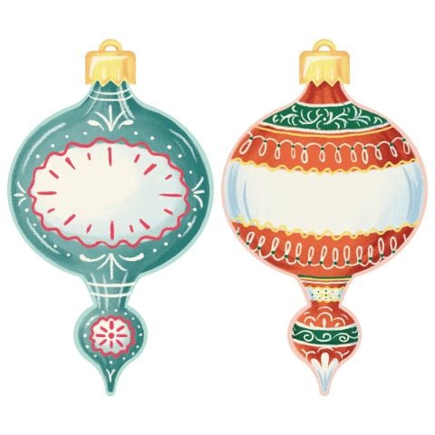 Ornaments Table Accent - Pack of 12