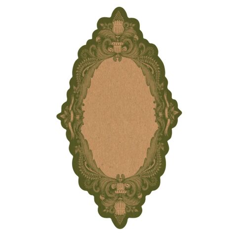 Moss Fable Toile Table Card - Pack of 1